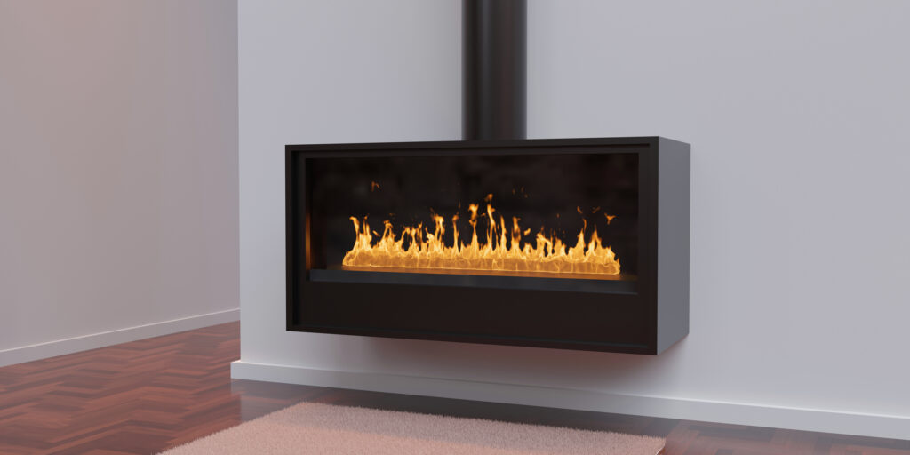 foyer gaz interieur